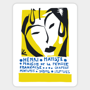 Matisse Collage Poster Sticker